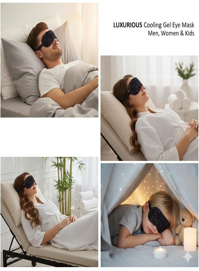 SONEEV MART 2-in-1 Soothing Eye Mask Fun Cartoon Design with Removable Gel Pack – Cold Compress Sleep Mask for Migraine Relief, Stress & Better Rest – Adjustable Elastic Strap, Ultra-Soft Comfort - Image 5