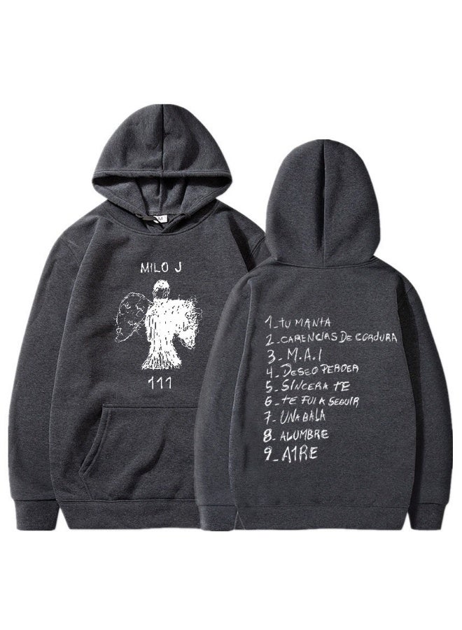 NIBEMINENT Milo J Hooded Sweatshirt - Unisex Loose Fit Polyester Pullover for Sports and Leisure - Image 1