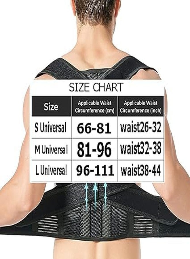 QP360 Back Brace Posture Corrector Belt For Lower And Upper Back Pain Relief with Mesh fabric for Man & Woman Medium Universal Size - Image 4
