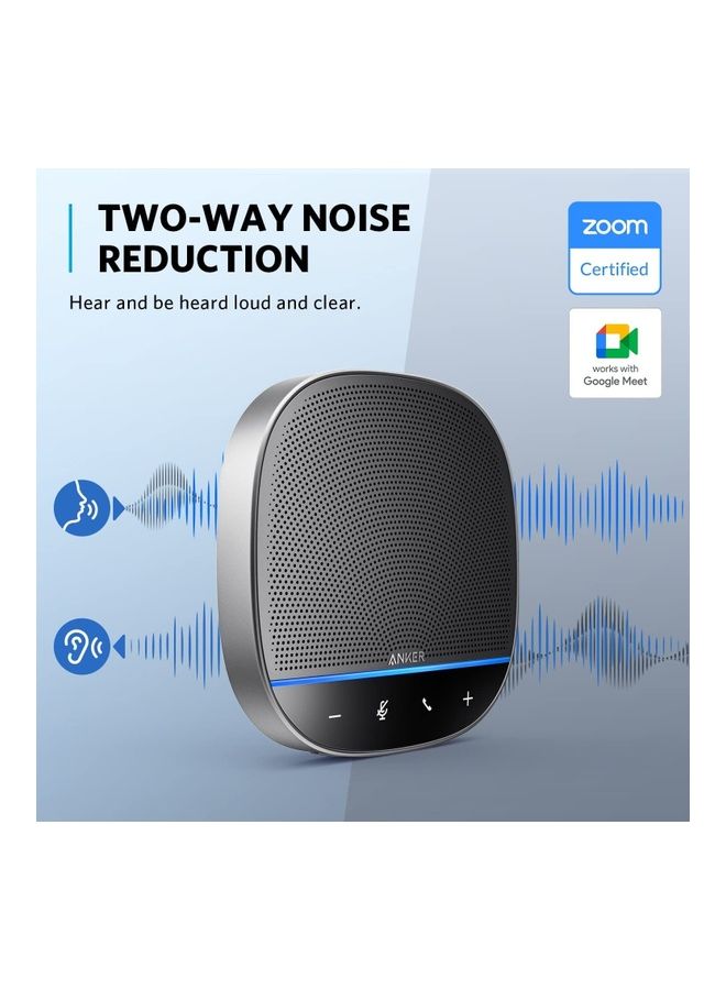 Anker PowerConf S500 Speakerphone with Zoom Rooms Certification, USB-C Conference Bluetooth Speaker, Microphone with Premium Voice Pickup - Image 2