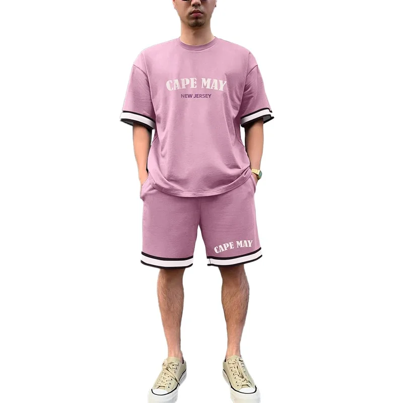 نوبيرو طقم كيب ماي رجالي وردي