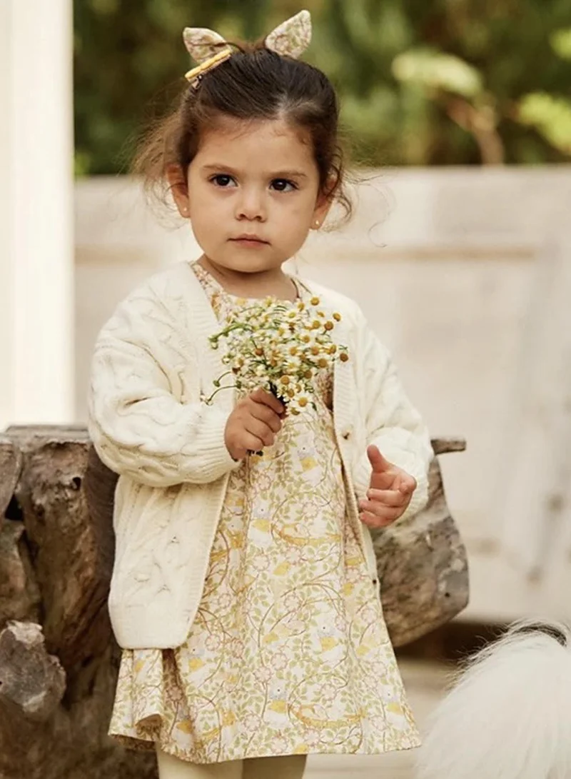 ديف اند بيلا فستان أرنب أصفر