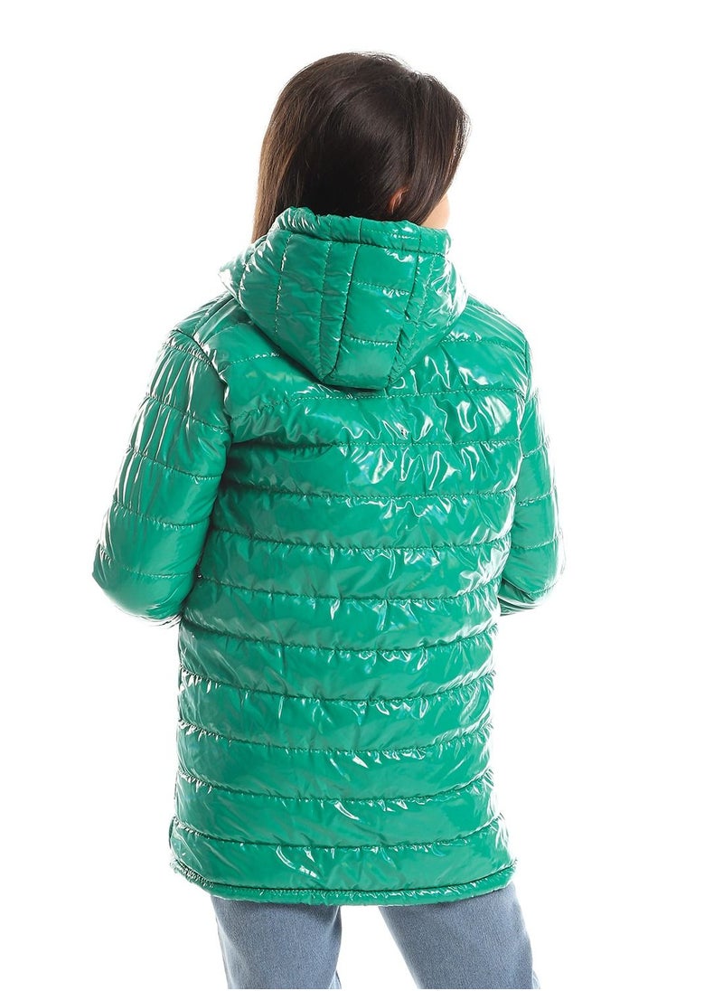 Caesar - Girls Capotene Lining Jacket With Zipper - Image 1