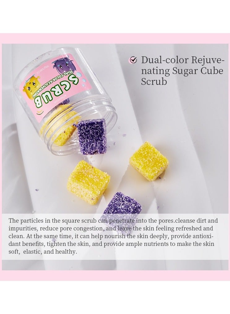 Kormesic قطع صابون تقشير ثنائية اللون-تقشير لطيف وتغذية البشرة - Image 3