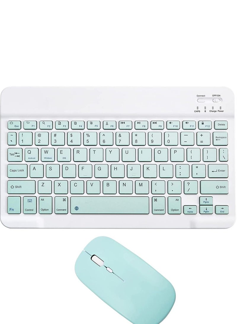 Wireless Mouse Keyboard Set for Android Windows Tablet Cell Phone iPhone iPad Pro - Image 1
