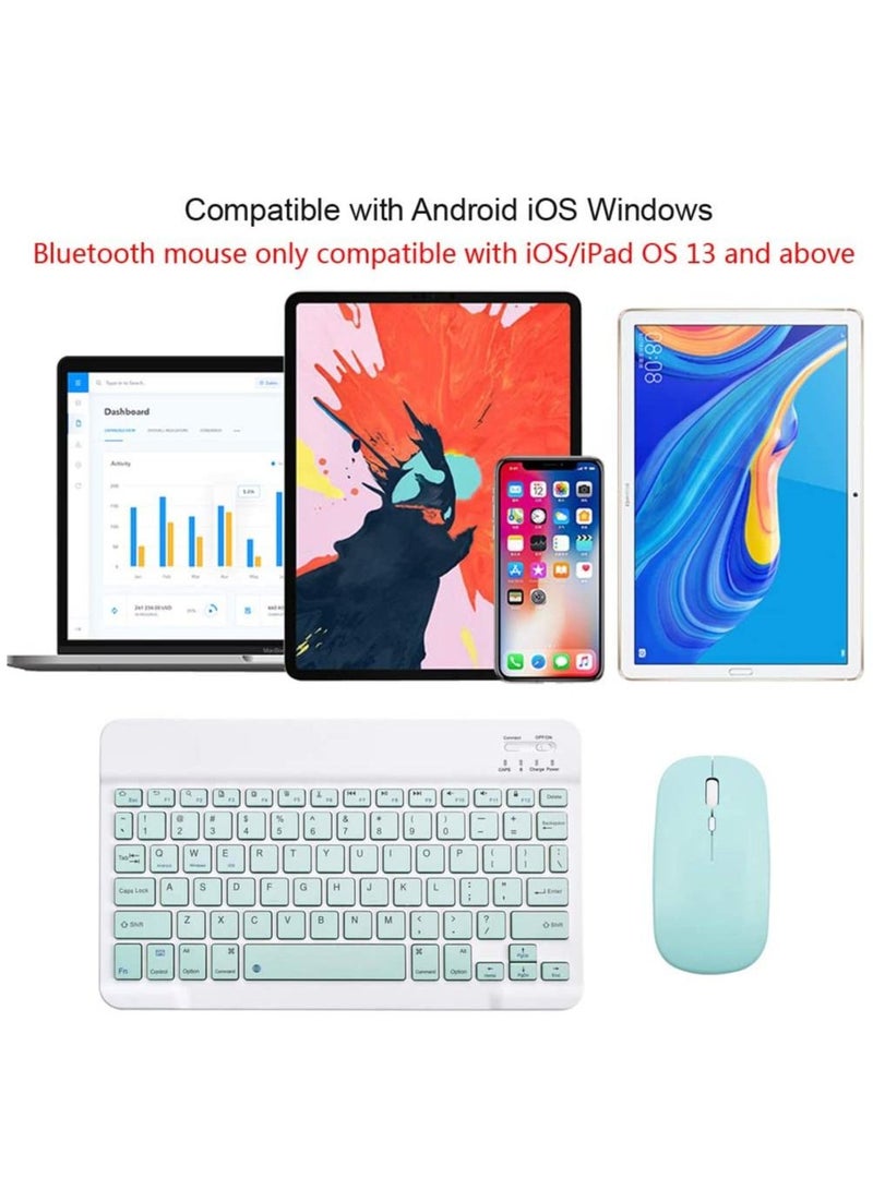 Wireless Mouse Keyboard Set for Android Windows Tablet Cell Phone iPhone iPad Pro - Image 2