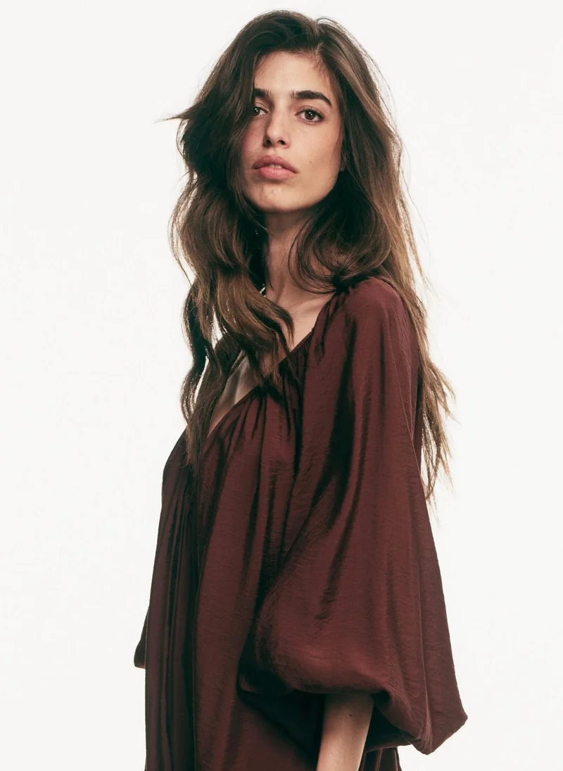 Oversized tunic dress