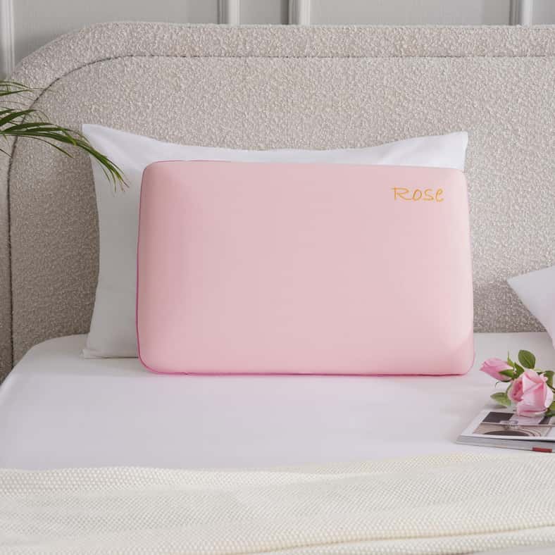 Pan Home Rose Infused Memory Foam Pillow 40x60x13cm - Rose - Image 2
