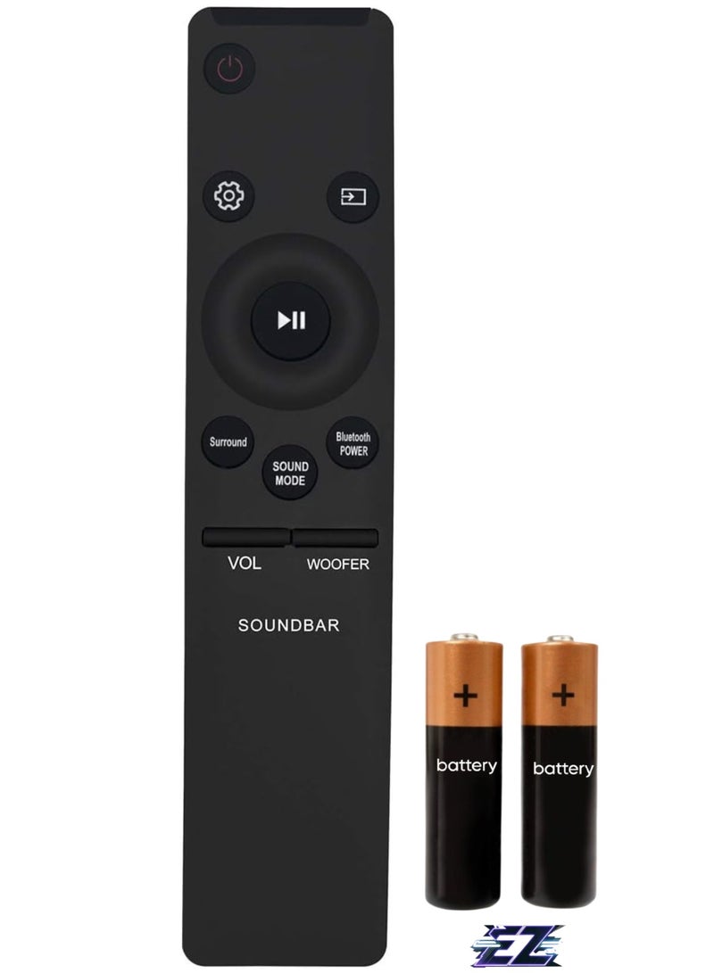 ELTRAZONE AH59-02758A Replacement Remote Control fit for Samsung Soundbar HW-M360 HW-M370 HW-M430 HW-M450 HW-M550 HW-M4500 HW-M4501 HW-M360/ZA HW-M370/ZA HW-M430/ZA HW-M450/ ZA HW-M550/ZA HW-M4500/ZA HW-M4501/ZA with battery - Image 1