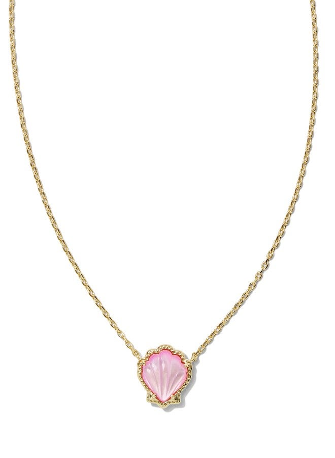 Kendra Scott Brynne Shell Short Pendant Necklace, Fashion Jewelry for Women, One Size, Gold Plated Brass, No Gemstone - Image 1