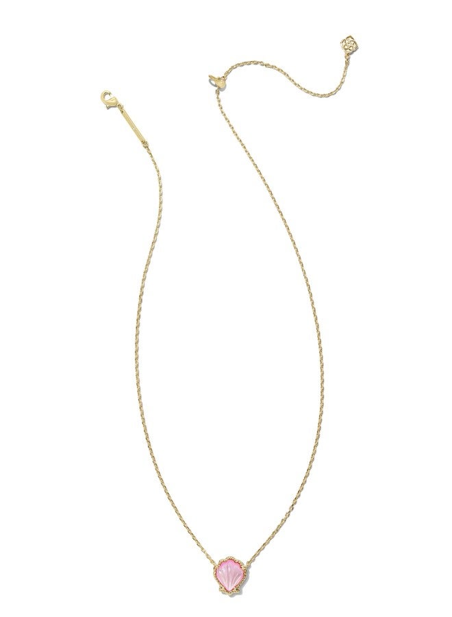 Kendra Scott Brynne Shell Short Pendant Necklace, Fashion Jewelry for Women, One Size, Gold Plated Brass, No Gemstone - Image 2