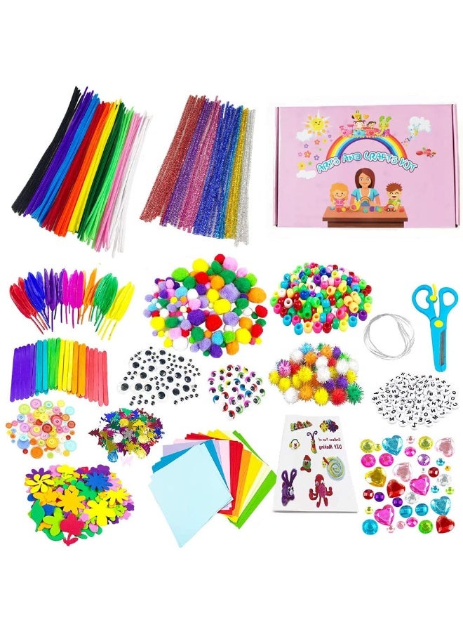 Daytoyz Children's craft set, craft material, craft case children, craft material set, for boys girls 5 6 7 years old  - Image 1