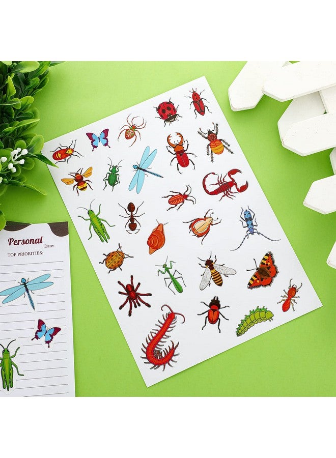 Geyee 520 Pieces Insect Stickers Bug Stickers For Kids Butterfly Scrapbook Stickers For Boys Girls Water Bottle Laptop Book (Lovely Style) - Image 5
