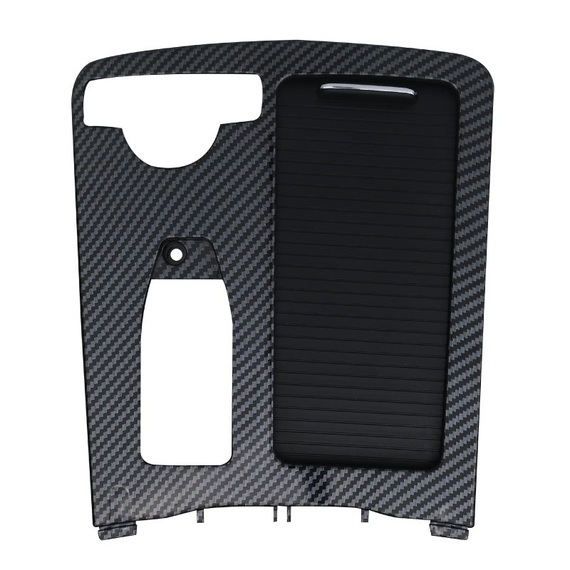 omoZone Center Console Roller Blind Cover Cup Holder Trim Cover Carbon Fiber Compatible with 20082014 MercedesBenz W204 W212 Replaces 2046800107