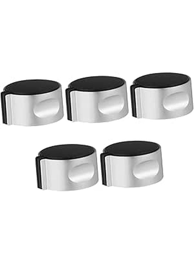 5pcs Metal Stove Knob Replacement with Safety Lock for Gas Stove Top - Image 1