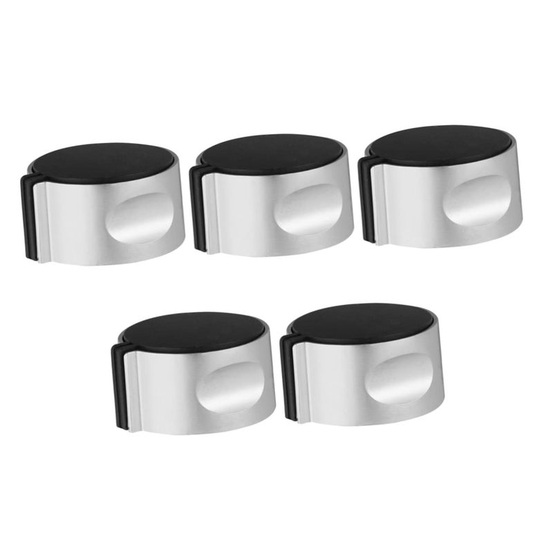 5pcs Metal Stove Knob Replacement with Safety Lock for Gas Stove Top - Image 2
