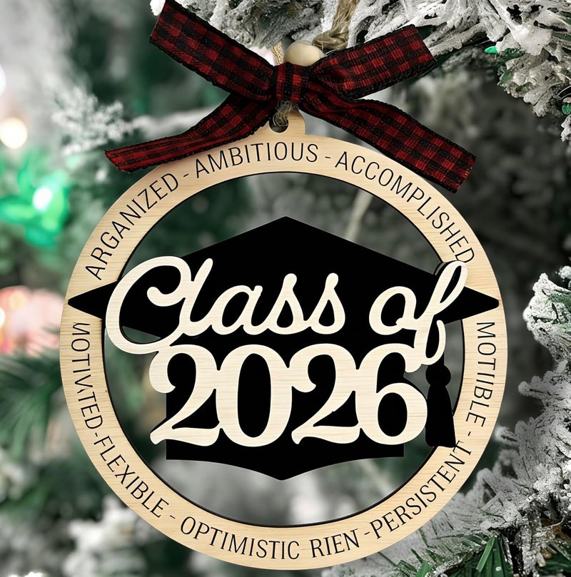 Holifada Class of 2026 Graduation Ornaments,2026 Graduation Decorations,Graduation Grad Gift for Son Daughter College Senior High School,Masters Grad Party Decor (Class of 2026) - Image 2