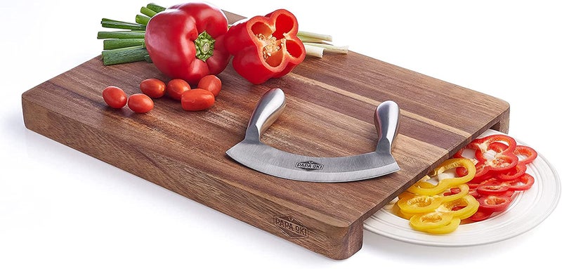 ADVRZO SHEESHAM Cutting Board | Large Cutting Board for Vegetable and Fruit | Wooden Cutting Board | Wood Chopping Board | Wooden Serving Board - Image 2