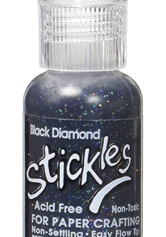 Ranger Stickles Glitter Glue - Black Diamond, 0.5 oz