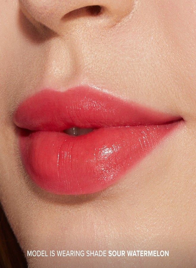 Too FacedCosmetics Too Faced Kissing Juicy Tint Lip Balm – Sour Watermelon (Coral Red Tinted Lip Balm, Hydrating & Non-Sticky, 3 g) - Image 3