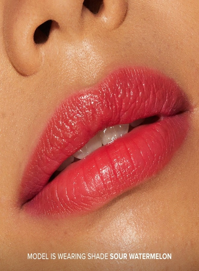 Too FacedCosmetics Too Faced Kissing Juicy Tint Lip Balm – Sour Watermelon (Coral Red Tinted Lip Balm, Hydrating & Non-Sticky, 3 g) - Image 4
