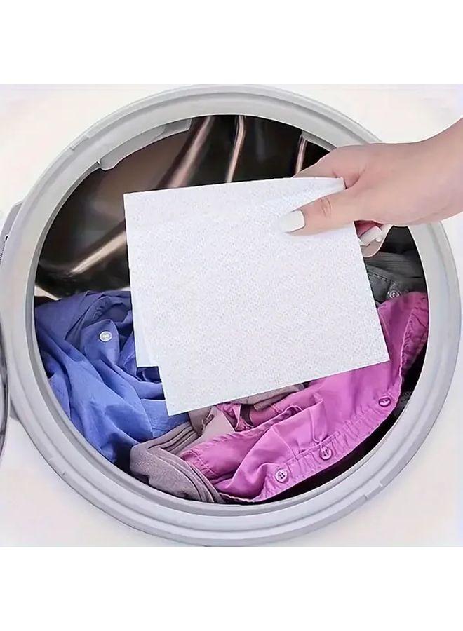 50 Pack Laundry Color Catcher Sheets Dye Transfer Prevention Chemical Free All Fabrics - Image 5