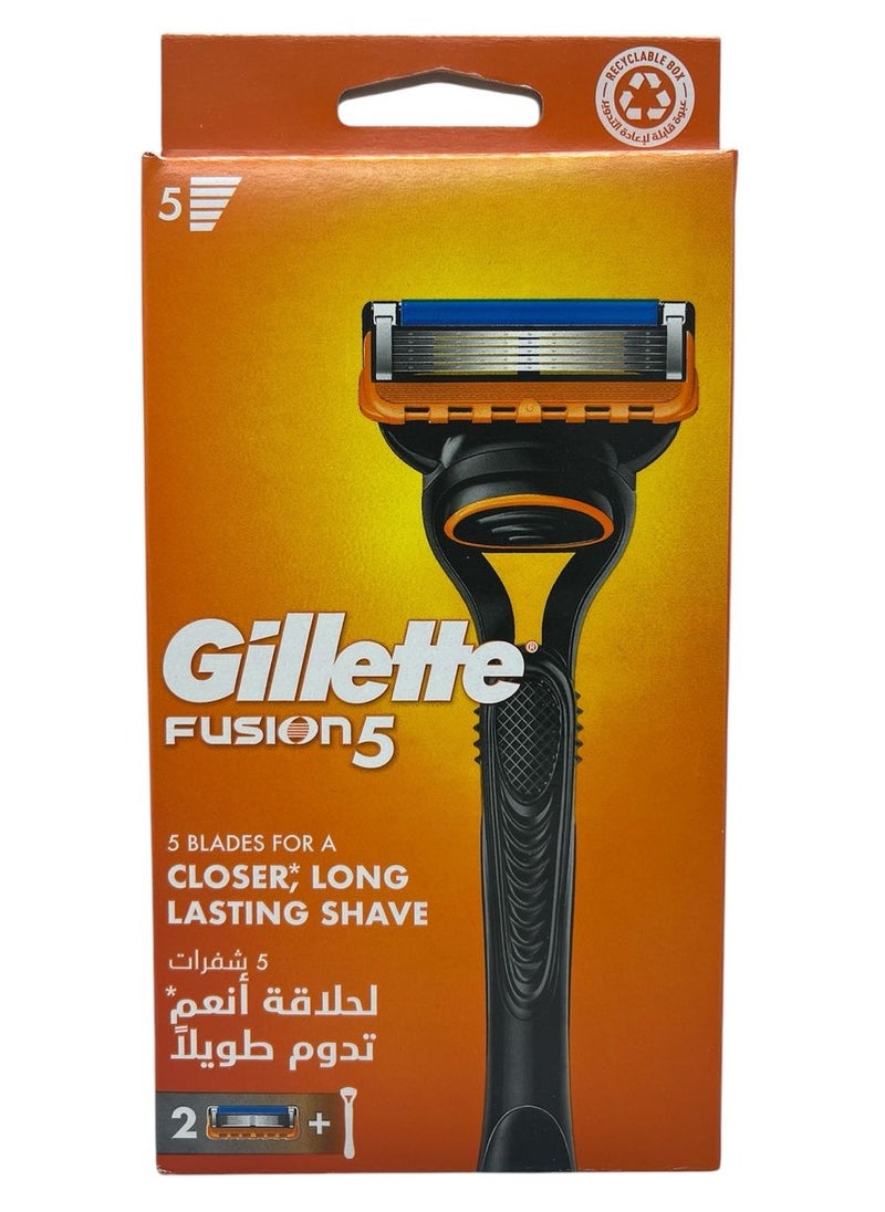 Gillette - GILLETTE RAZOR FUSION5 2up (2pcs BLADES) - Image 1