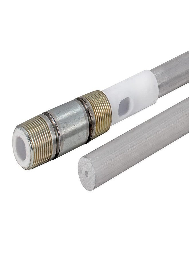 إيست مان قضيب أنود مغنيسيوم مرن من إيستمان، مقاس 42 بوصة، حلمة من الفولاذ المقاوم للصدأ NPT مقاس 3/4 × 3 بوصة، ملحق سخان مياه بلمسة نهائية من الكروم، 60286 - Image 5