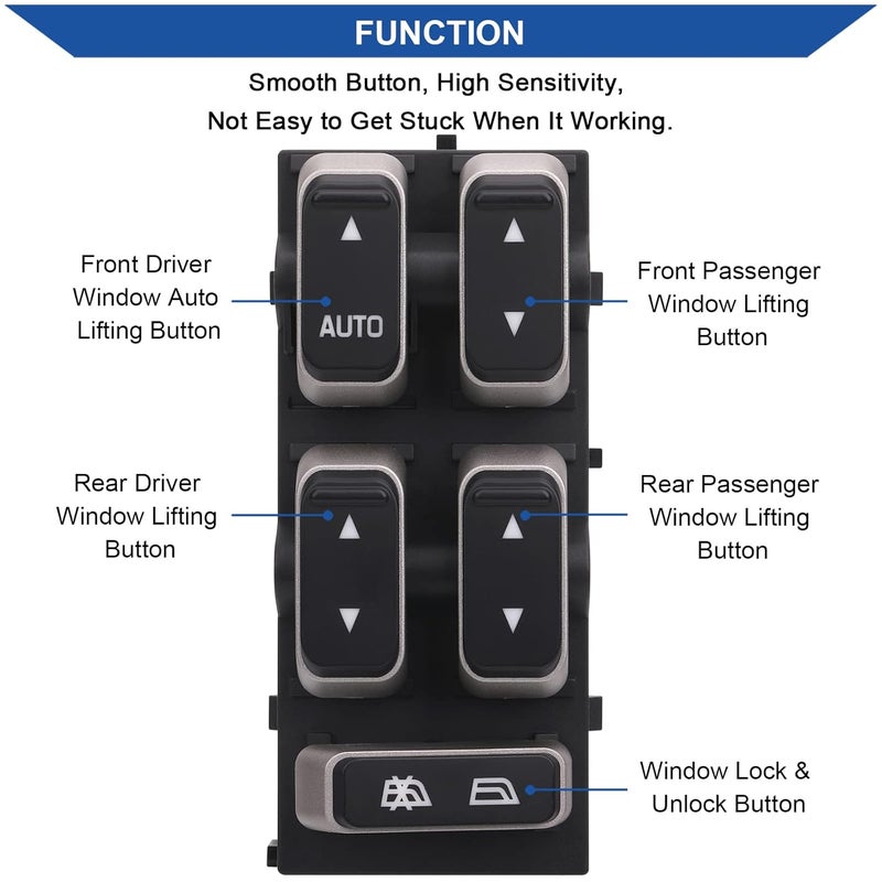 Obaee Power Master Window Switch for Lincoln Town Car - Image 3