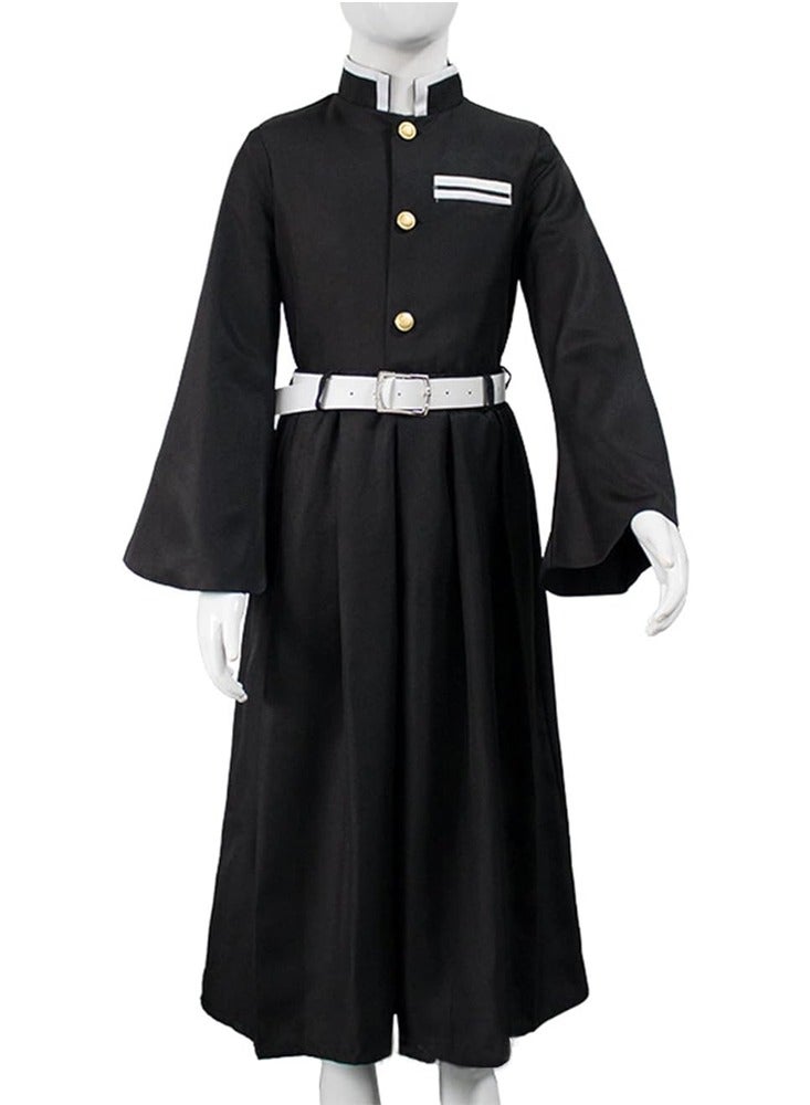 Loquat Kids Muichiro Cosplay Costume for Boys Muichiro Tokito Uniform Kimetsu no Yaiba Outfit - Image 1