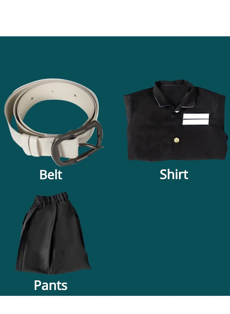 Loquat Kids Muichiro Cosplay Costume for Boys Muichiro Tokito Uniform Kimetsu no Yaiba Outfit - Image 4