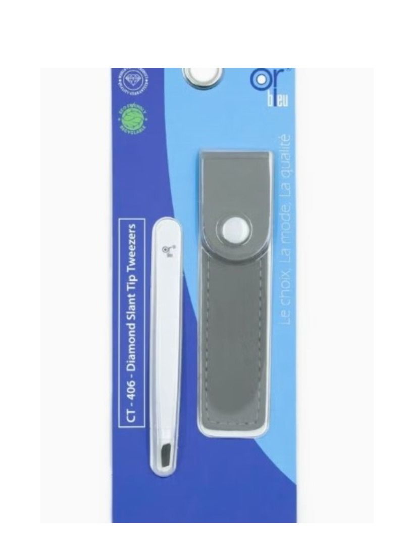 أور بلو ملاقط ذات طرف مائل من الماس