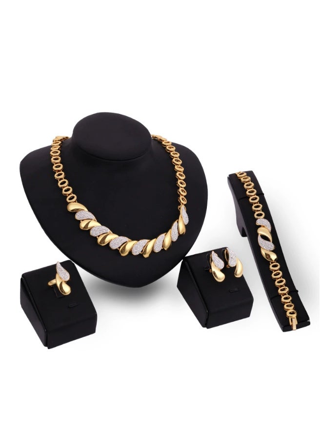 5 قطعة حجر الراين مرصع بالجواهر