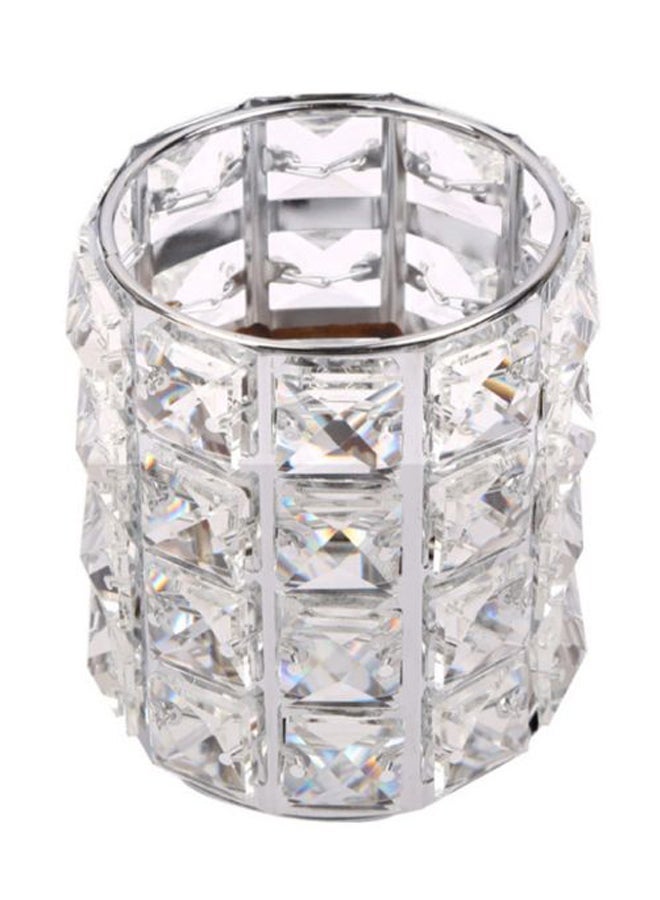 NIBEMINENT European Style Makeup Brush Holder Silver - Image 1