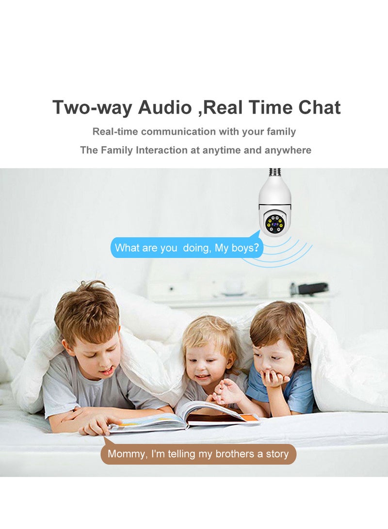 Generic Light Bulb Security Camera Safe Wireless Wifi  Smart Night Vision Store Viewing Indoor Home Use Monitor Camerandoor Home Use Camera Monitor - Image 2