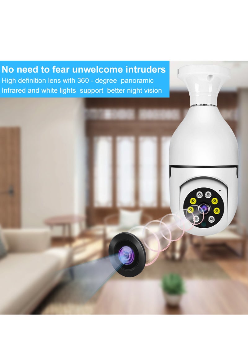 Generic Light Bulb Security Camera Safe Wireless Wifi  Smart Night Vision Store Viewing Indoor Home Use Monitor Camerandoor Home Use Camera Monitor - Image 3