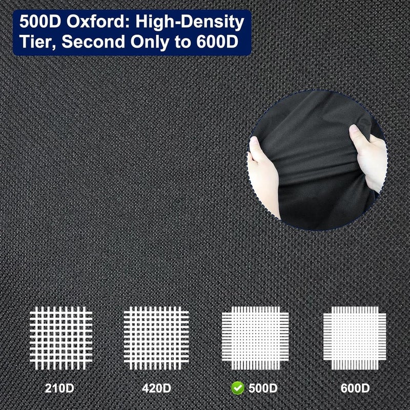 bruwaa Griddle Cover for Blackstone 36 Inch Griddle Cooking Station, Waterproof Oxford Flat Top Gas Grill Cover for Blackstone 1554, 1825 and 4 Burner Griddle Grill, Nexgrill 720-1058 - Image 3