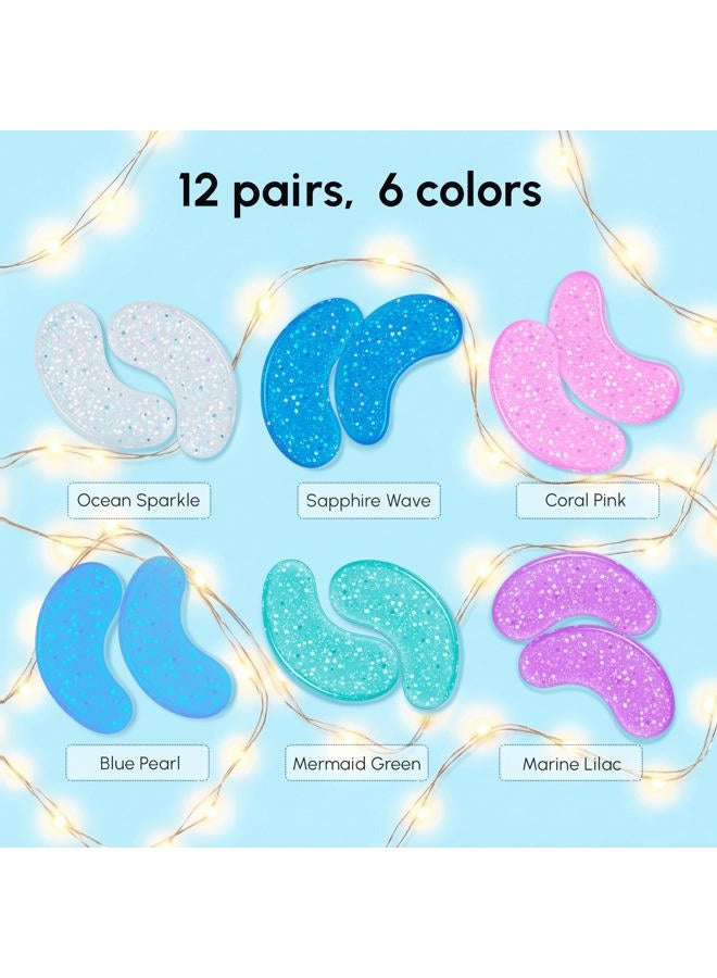 MAREE Eye Gels - Cooling Pads Under Eye Patches for Puffy Eyes and Dark Circles with Collagen & Hyaluronic Acid - Anti Wrinkles Under Eye Masks Skincare Treatment for Puffiness - Parches Para Ojeras - Image 4