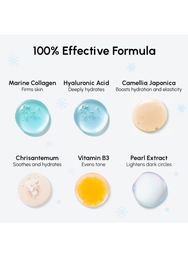MAREE Eye Gels - Cooling Pads Under Eye Patches for Puffy Eyes and Dark Circles with Collagen & Hyaluronic Acid - Anti Wrinkles Under Eye Masks Skincare Treatment for Puffiness - Parches Para Ojeras - Image 5