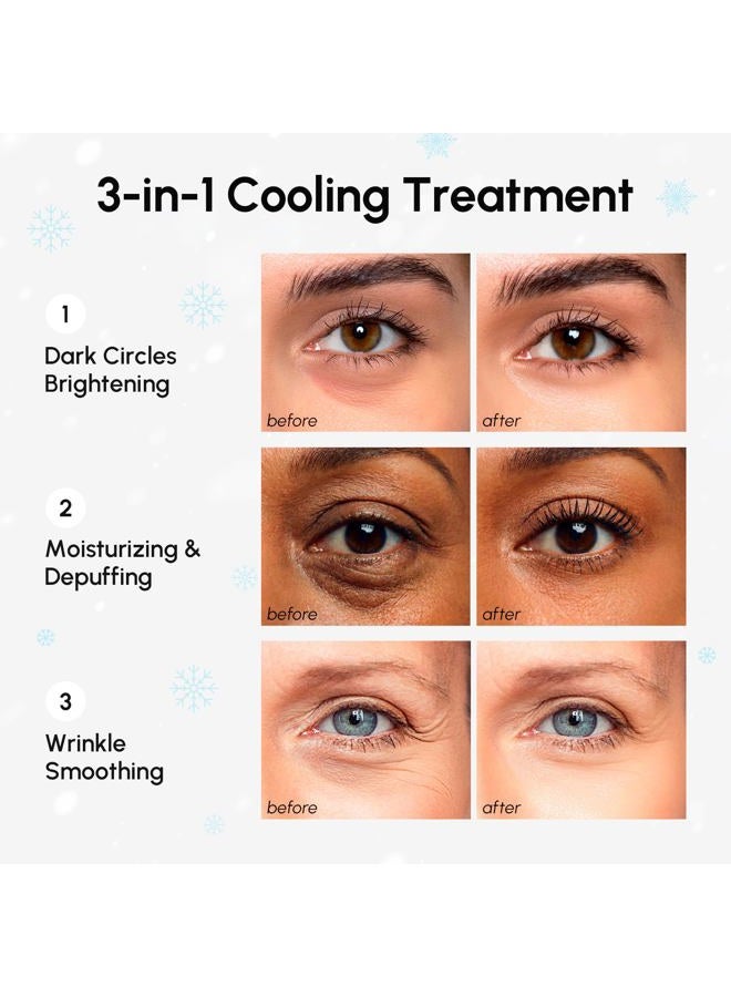 MAREE Eye Gels - Cooling Pads Under Eye Patches for Puffy Eyes and Dark Circles with Collagen & Hyaluronic Acid - Anti Wrinkles Under Eye Masks Skincare Treatment for Puffiness - Parches Para Ojeras - Image 3