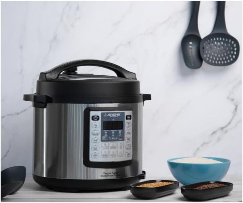 Arshia Digital Pressure Cooker, 6L, Ep118-2372, Black"Min 1 year manufacturer warranty" - Image 3