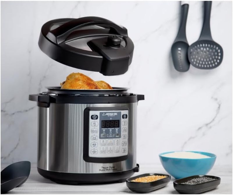 Arshia Digital Pressure Cooker, 6L, Ep118-2372, Black"Min 1 year manufacturer warranty" - Image 2