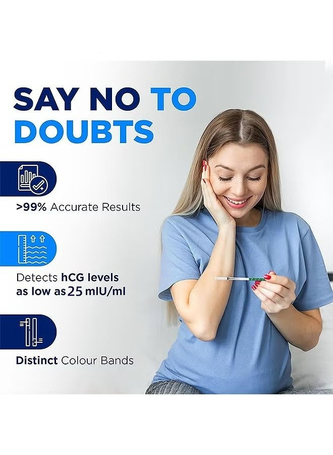 HAVEN 50 Pcs Pregnancy Test Strips with 50 Collection Cups, Early Detection Pregnancy Tests Kit, Highly Accurate Fast Results - Image 4