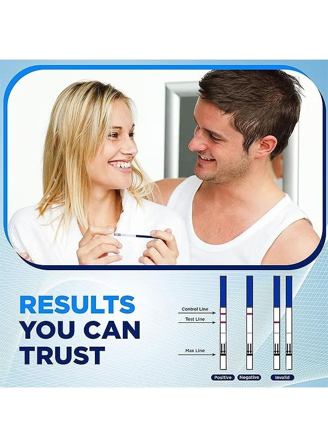 HAVEN 50 Pcs Pregnancy Test Strips with 50 Collection Cups, Early Detection Pregnancy Tests Kit, Highly Accurate Fast Results - Image 5