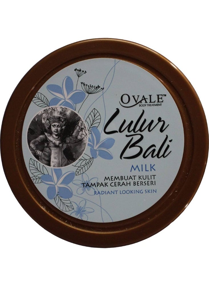 Ovale Lulur Bali Milk Body Treatment Scrub, Exfoliating & Smoothing Body Scrub for Soft, Glowing Skin 100g - Image 1