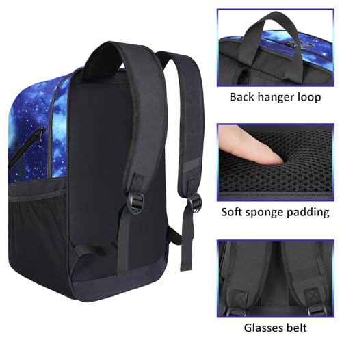 YOREPEK Basketball Bag, Large Basketball Backpack with Shoe Compartment and Ball Holder for daughter son, Water Resistant for Sport Training Equipment Fits Volleyball Gym Blue - Image 5