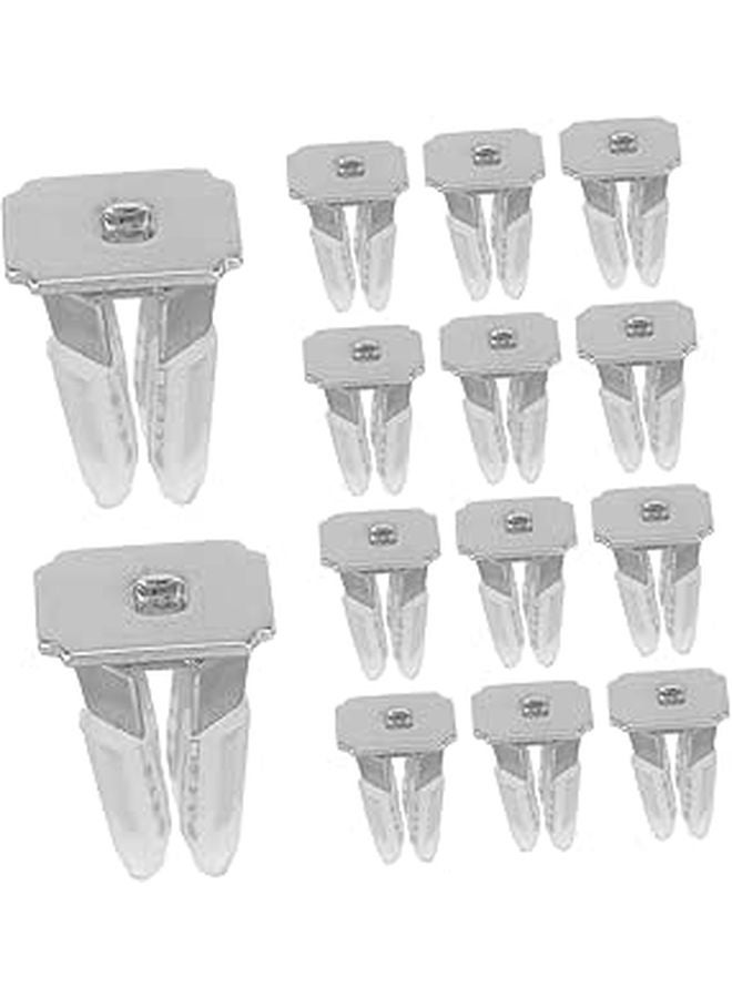 20Pcs Black Car Vent Clips With Fragrance Pads For Air Freshener Replacement - Image 1
