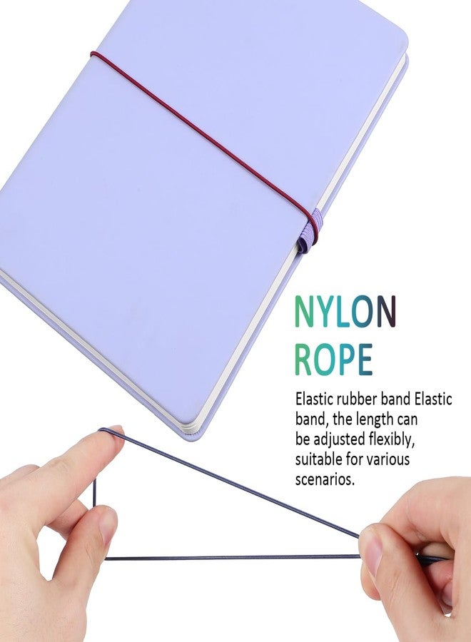 SHINEOFI 5Pcs Elastic Band for Travelers Notebook Stretchy Nylon Strap for Journal and Scrapbook Accessories Sturdy Elastic Cover Wraps for Travel Planners and Binders - Image 4