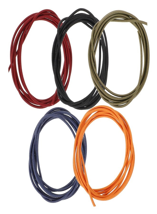 SHINEOFI 5Pcs Elastic Band for Travelers Notebook Stretchy Nylon Strap for Journal and Scrapbook Accessories Sturdy Elastic Cover Wraps for Travel Planners and Binders - Image 1