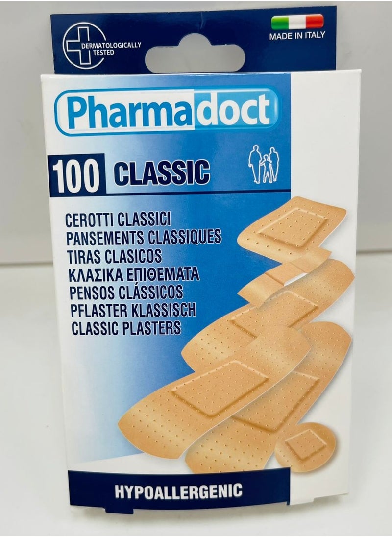 Pharmadoct Classic Plasters 100s Assorted Sizes 